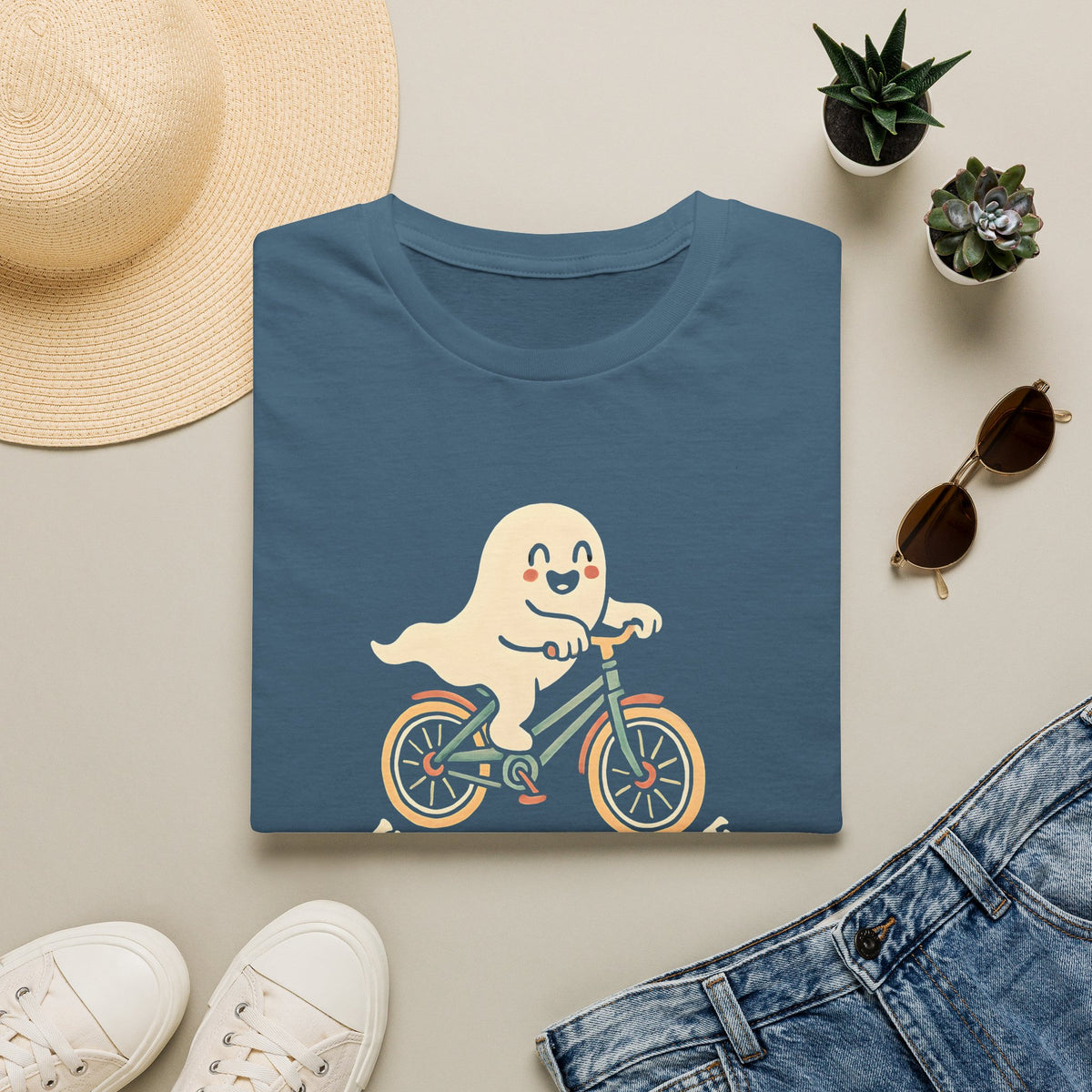 Ghost riding bicycle T-Shirt