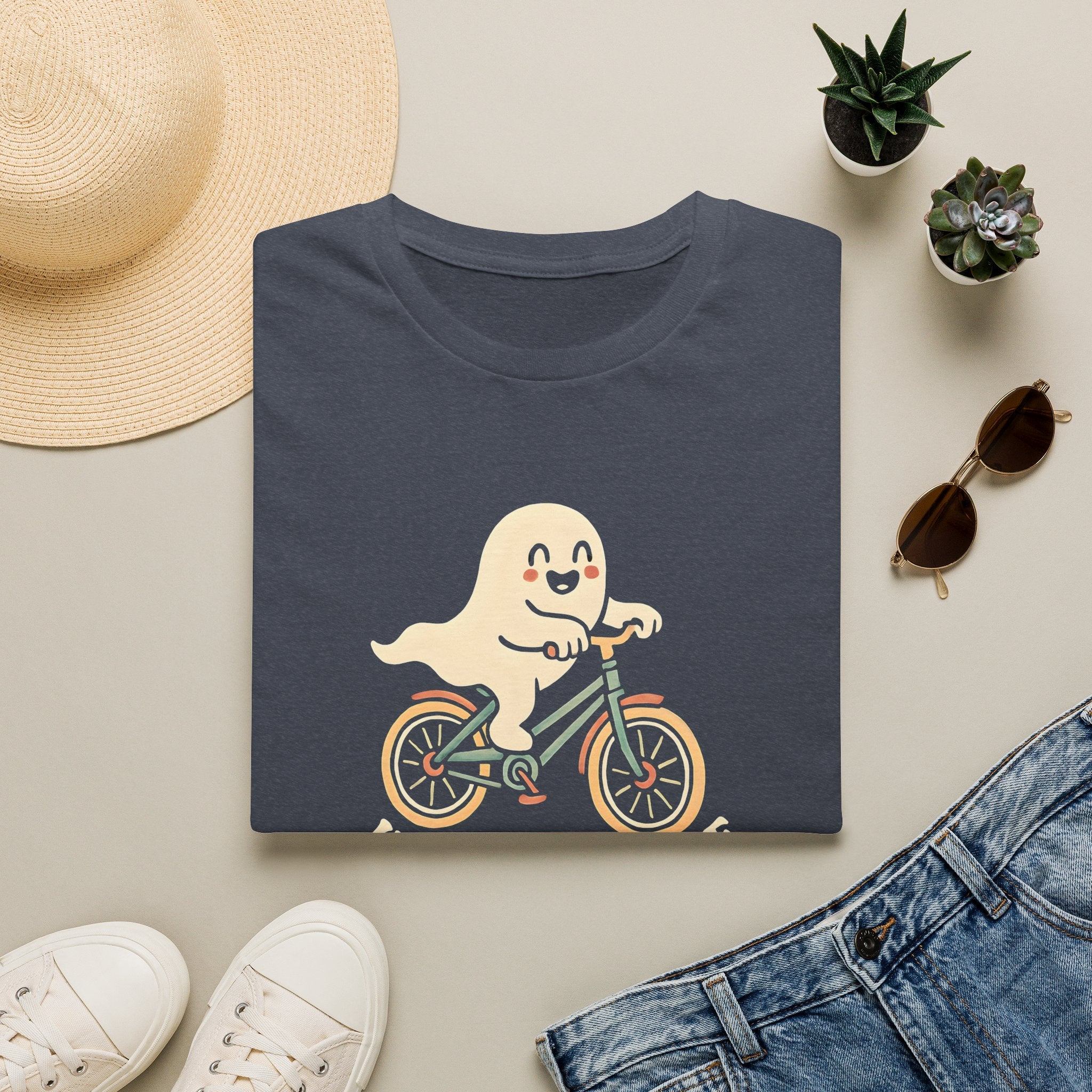 Ghost riding bicycle T-Shirt