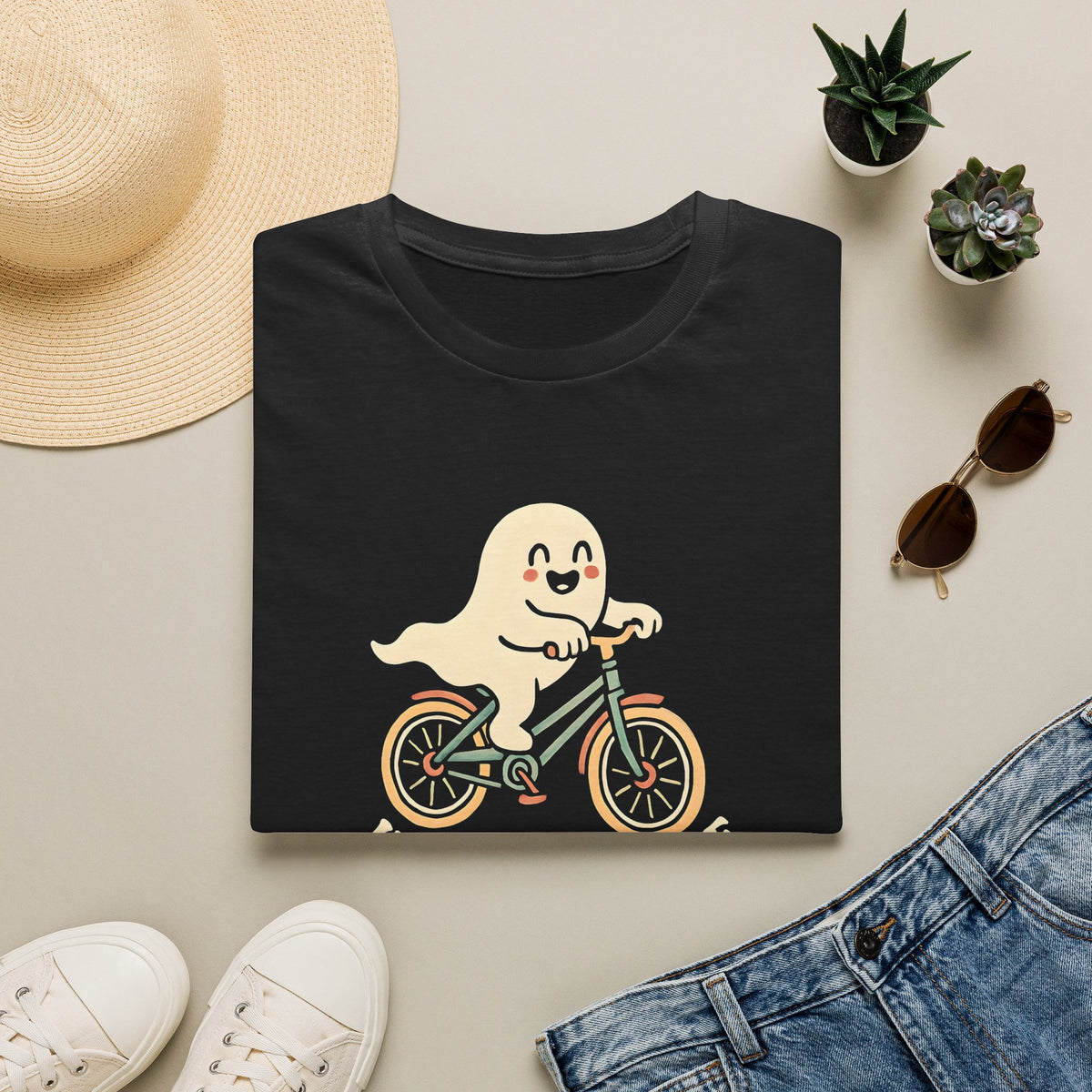 Ghost riding bicycle T-Shirt