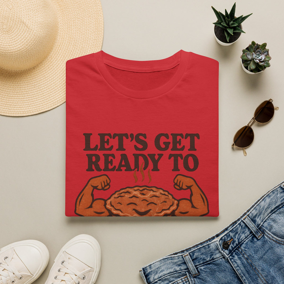 Muscular Crumble Pie T-Shirt