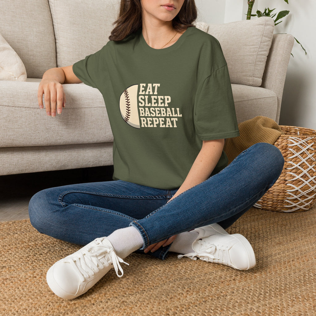 Eat Sleep Baseball Repeat T-Shirt
