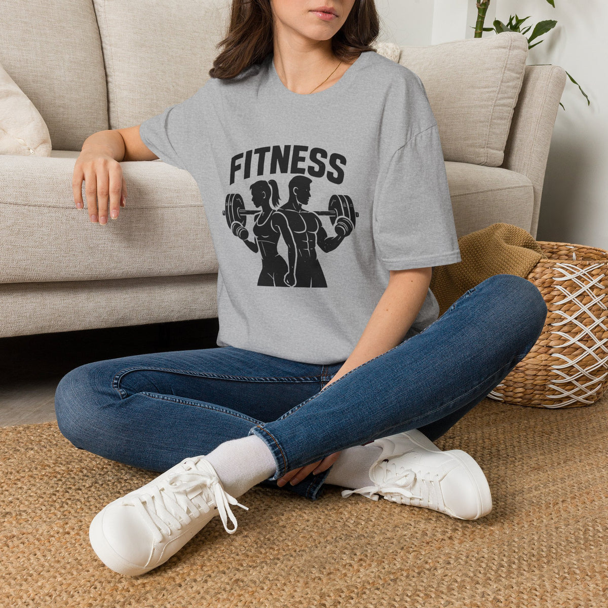 Bodybuilder lifting weights T-Shirt