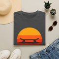 Skateboard silhouette at sunset T-Shirt