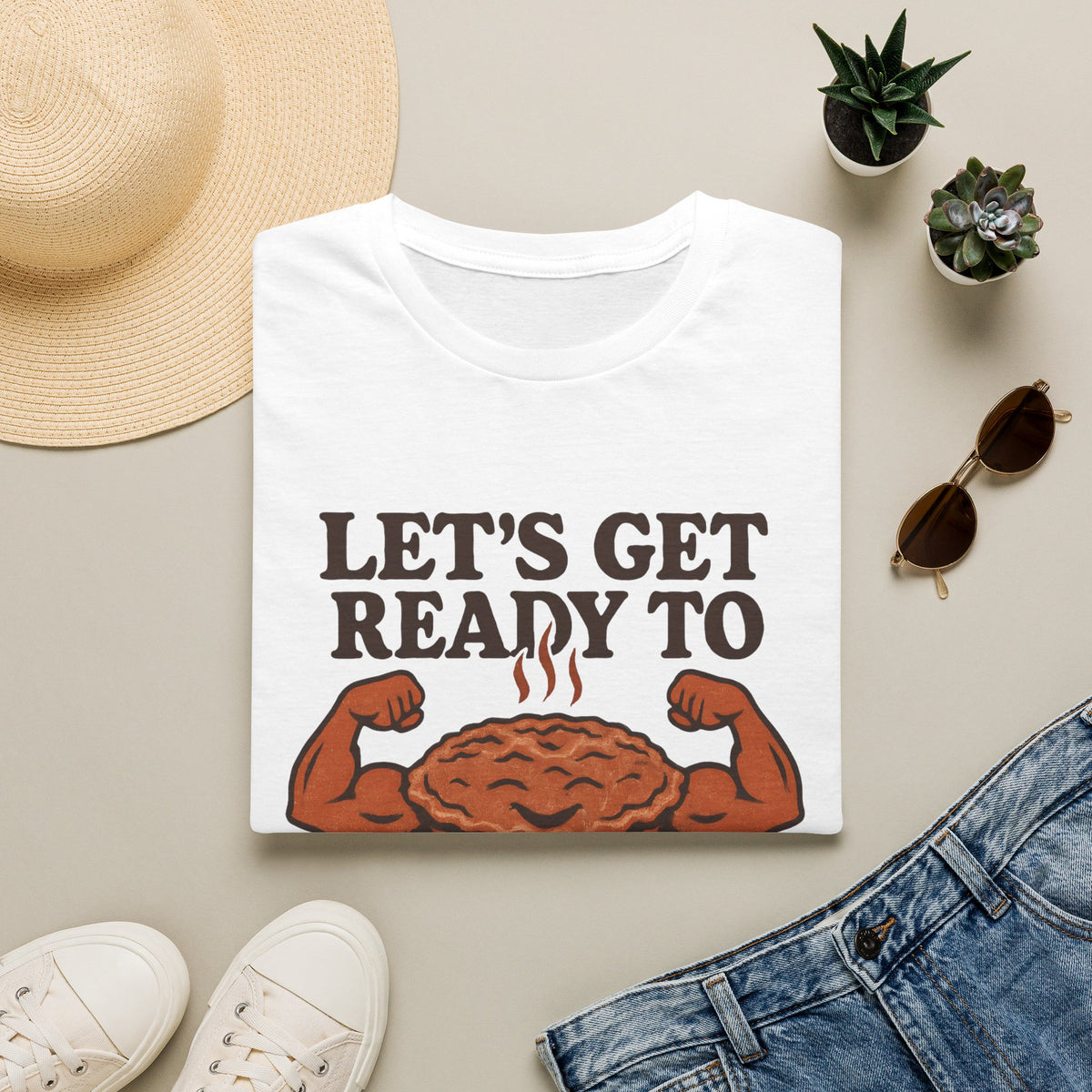 Muscular Crumble Pie T-Shirt