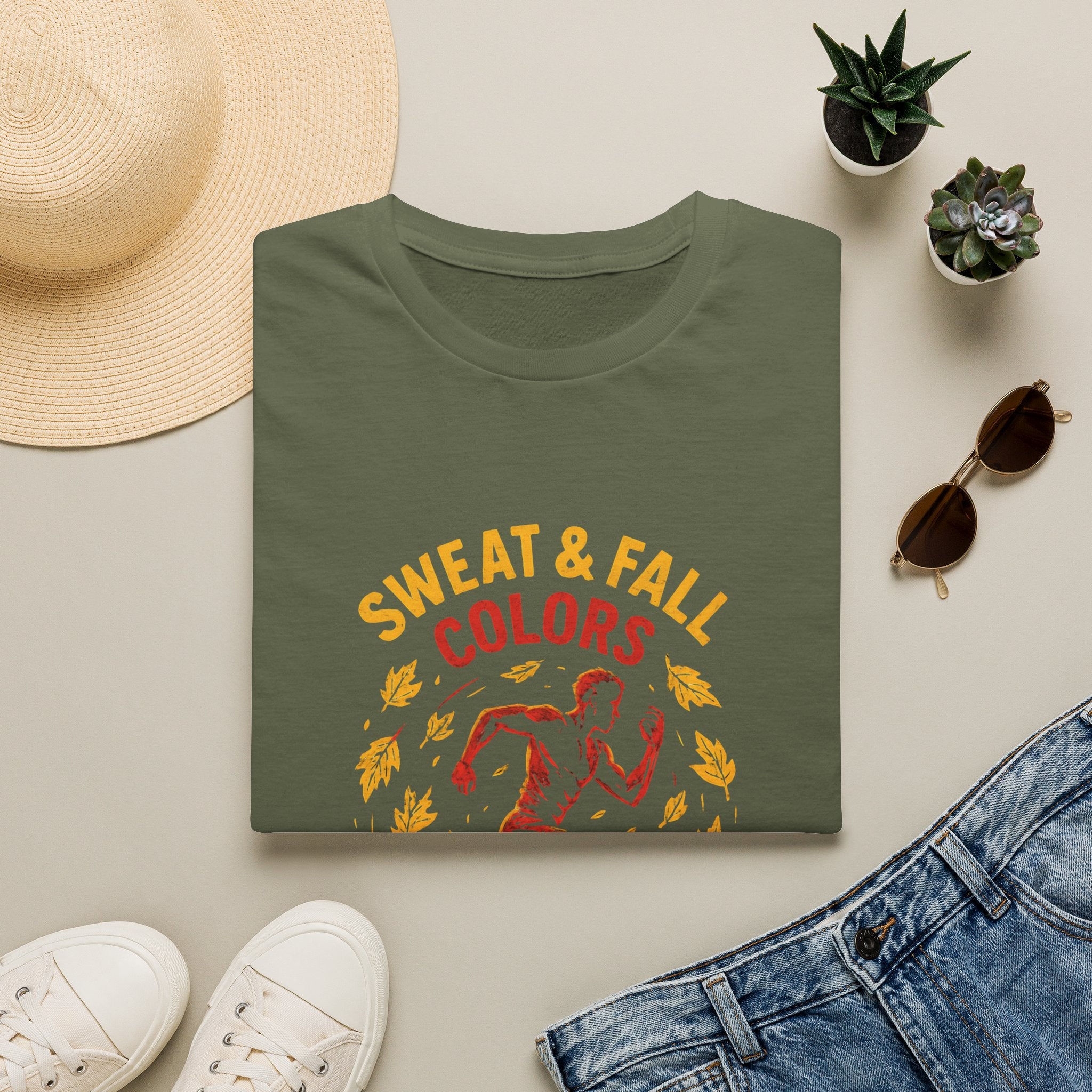 Sweat and Fall Colors T-Shirt