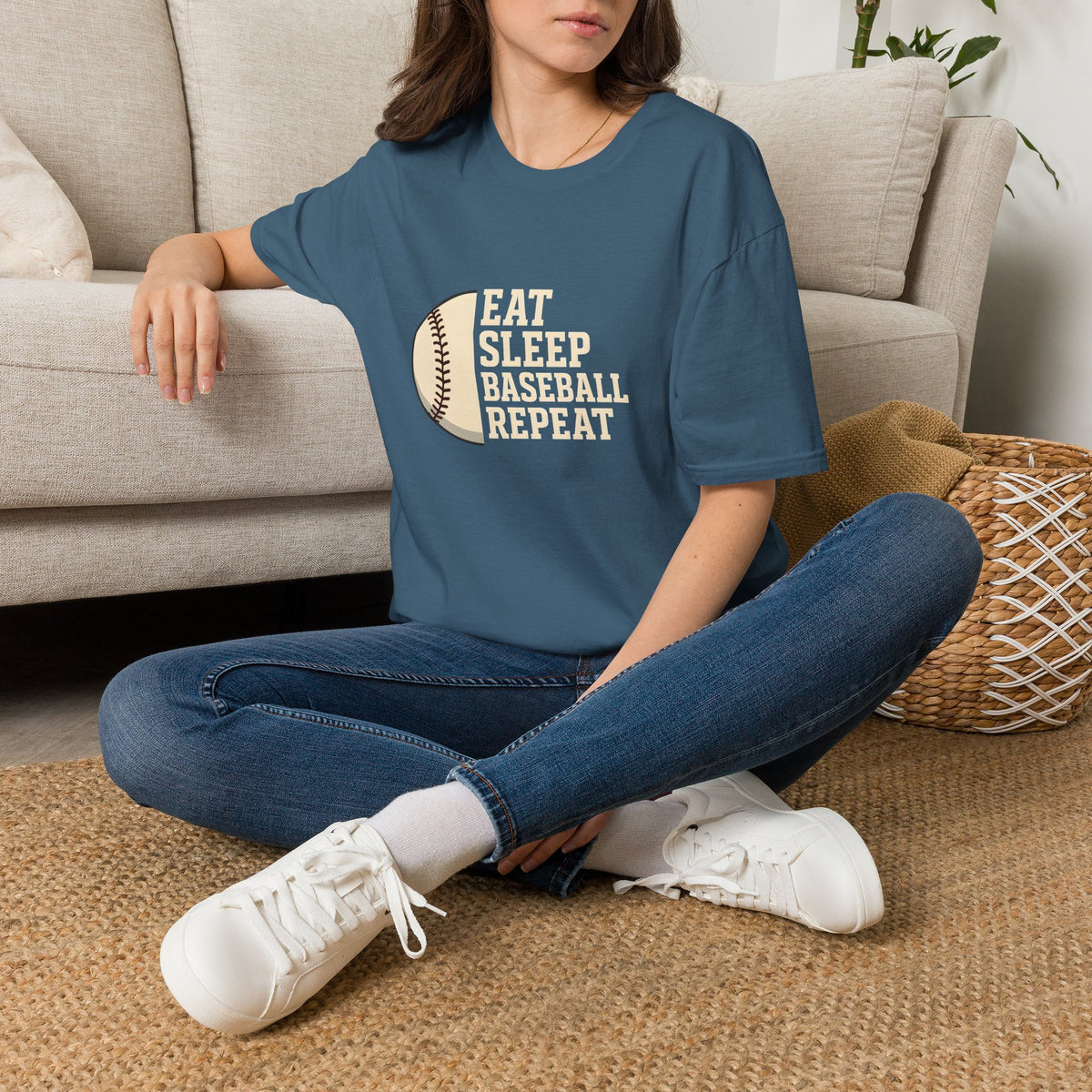 Eat Sleep Baseball Repeat T-Shirt