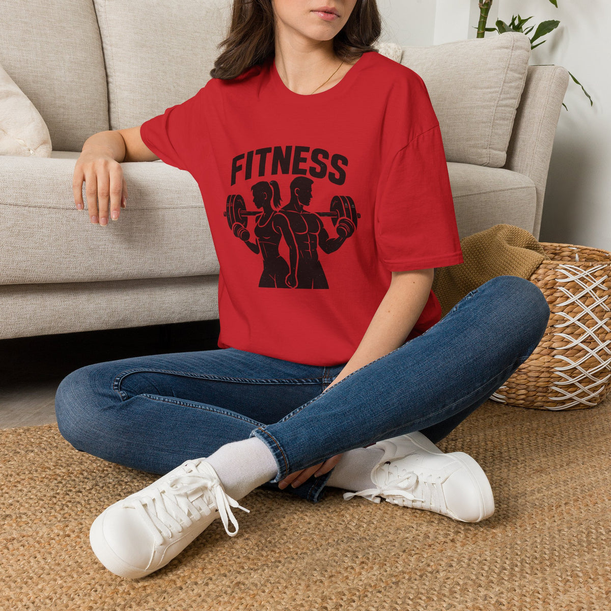 Bodybuilder lifting weights T-Shirt
